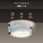 Spa insuflável hidromassagem 4-6 p. Lay-Z-Spa Palm Springs