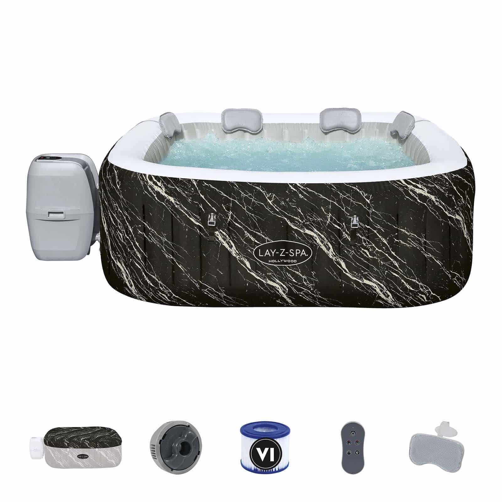 Spa hinchable para 4-6 pers. Lay-Z-Spa Hollywood Luxe