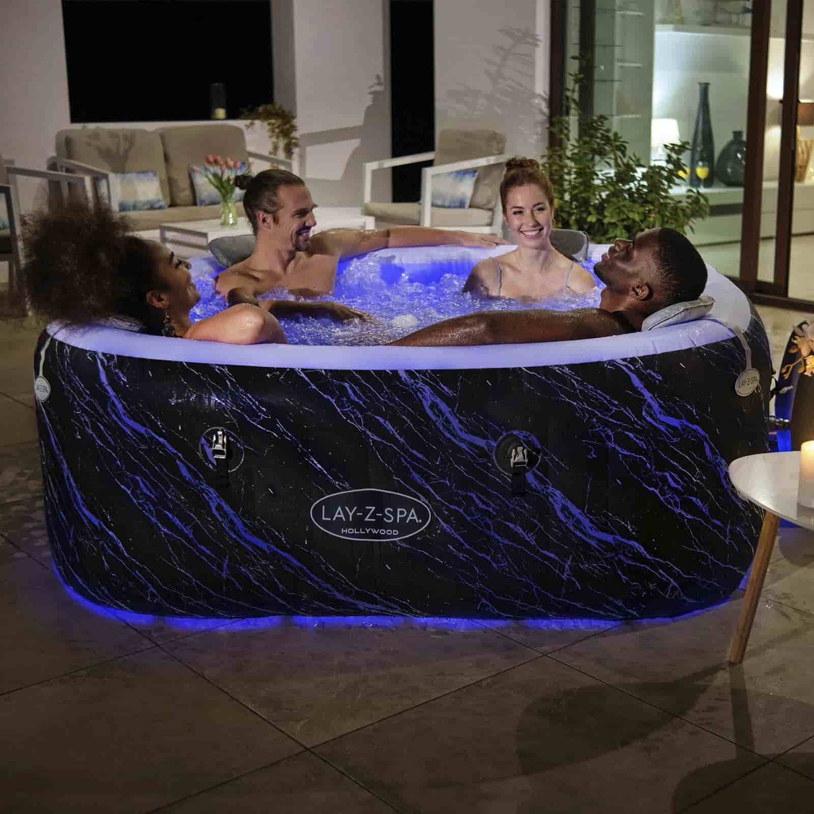 Spa hinchable para 4-6 pers. Lay-Z-Spa Hollywood Luxe