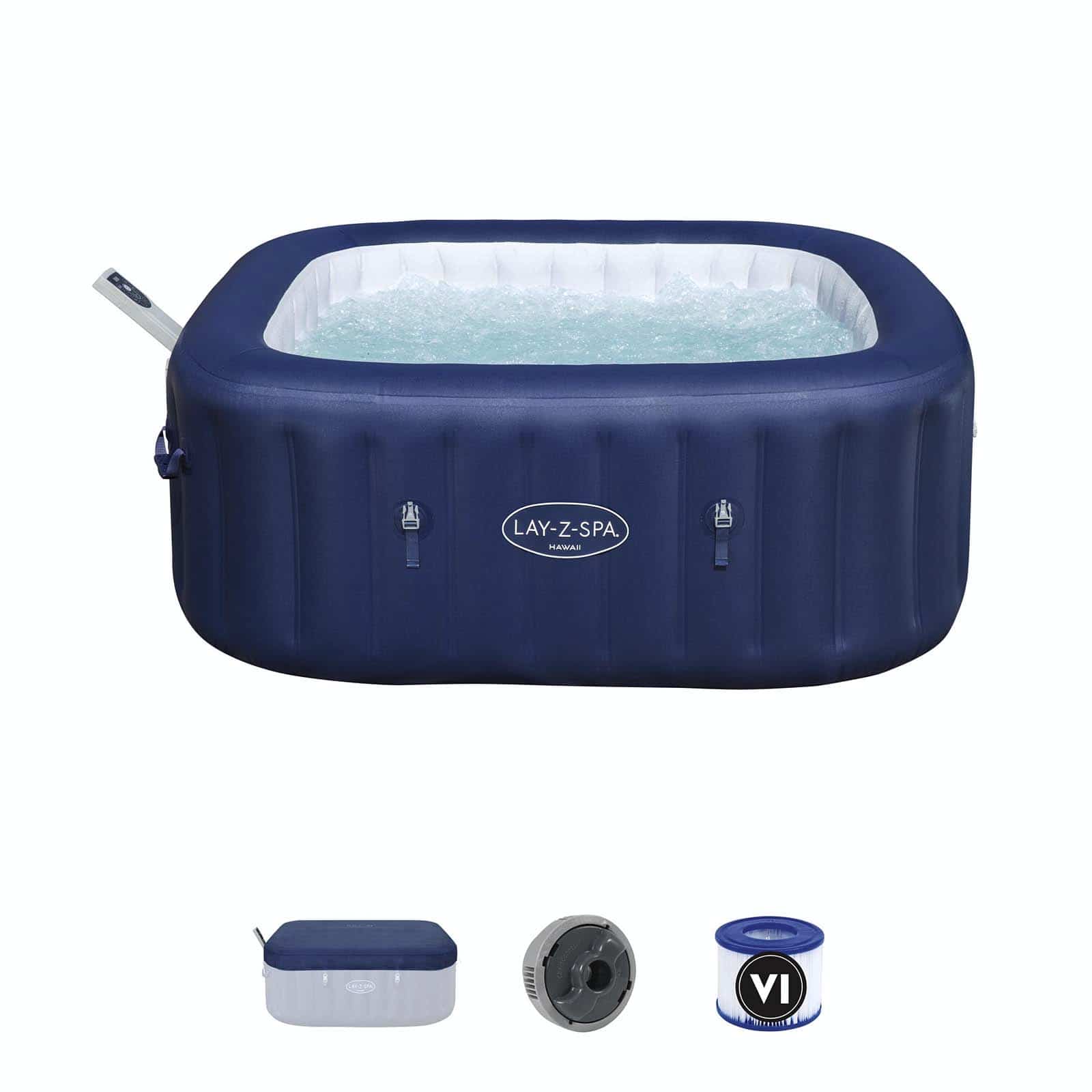 Spa insuflável hidromassagem 4-6 p. Lay-Z-Spa Hawaii Smart