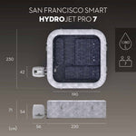 Spa insuflável 5-7 p. Lay-Z-Spa San Francisco Smart HydroJet