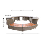 Revestimento Spa Hidromassagem "Full Surround 180"