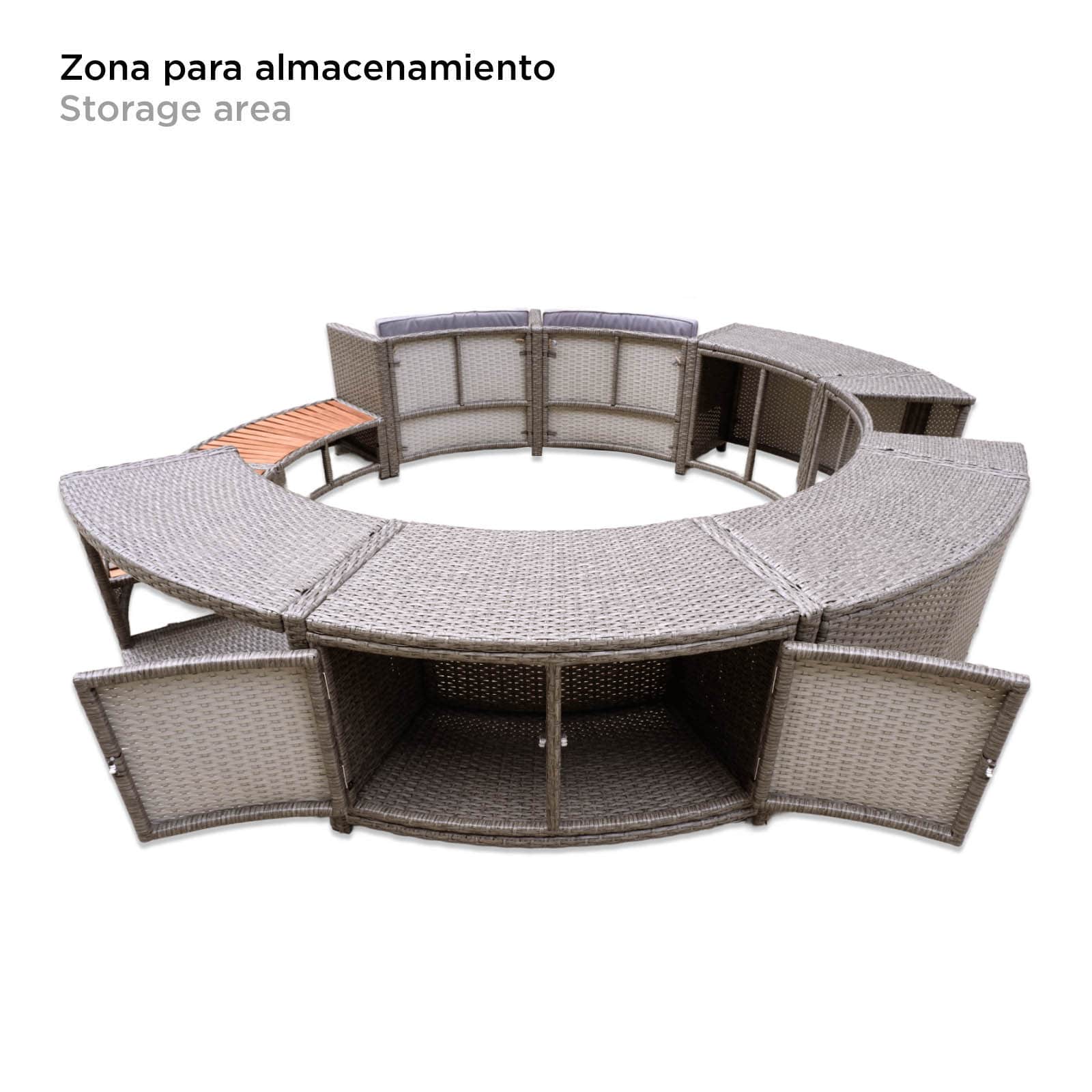 Revestimento Spa Hidromassagem "Full Surround 180"