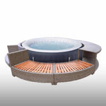 Pack Spa insuflável 2-4 pess. Lay-Z-Spa Miami FULL SURROUND 180