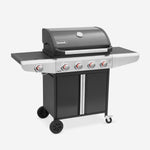 Barbecue a gás de 5 queimadores com 1 fogo lateral